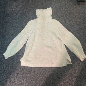 Colorful speckled Turtleneck